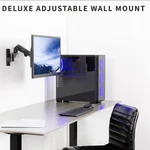 Vivo Premium Aluminum Single Lcd Monitor Wall Mount Arm For Screens Up 32". Fixed Price $49.99.