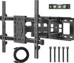 Bontec Full Motion Wall Mount For 37-84 Inch Tvs, Hold Up To 132LBS, Black. Fixed Price $52.88.