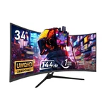 Gawfolk 34 Inch Ultrawide Curved 144HZ Gaming Computer Monitor 1500R Pc Scree.... Fixed Price $243.68.