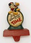 Midwest Cast Iron Disney - It's Christmas Time Mickey Stocking Holder Hanger. Fixed Price $15.59.