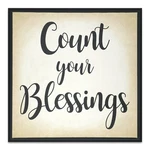 Count Your Blessings Canvas Christian Wall Art Inspo Framed Picture 12.5 X. Fixed Price $49.99.