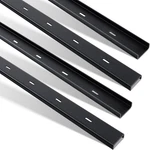4 Pcs X Channel Steel Support Metal 2"W, Black. Fixed Price $90.56.