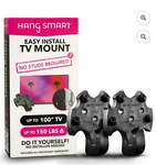 Hangsmart Tv Wall Mount No Stud - Original & Patented Easy Install. Fixed Price $35.00.
