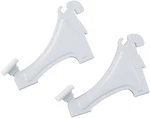 Closetmaid Shelftrack 2-PACK Shoe Brackets For Wire 3 Inch, White. Fixed Price $17.90.