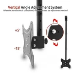 Full Motion Ceiling Tv Wall Mount Bracket For 20 26 32 36 40 42 46 50 55 Led Lcd. Fixed Price $21.95.