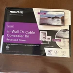 Mount-it! In-wall Tv Cable Concealer Kit With Recessed Power Triple Outlet,.... Fixed Price $18.50.
