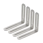 Xiaoyztan 4 Pcs Slotted Corner Brace Stainless Steel Reinforced Brackets Ad.... Fixed Price $20.86.