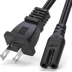Tv Power Cord For Samsung Lg Tcl Sony: 6FT Prong Ac Wall Plug 2-SLOT Led Lcd. Fixed Price $11.98.