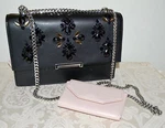 Nwt $195 Ivanka Trump Mara Leather Cocktail Handbag Purse Shoulder. Fixed Price $97.80.