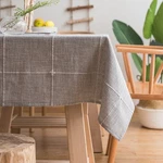 Colorbird Farmhouse Tablecloth Solid Embroidery Lattice Cotton Linen Cl.... Fixed Price $43.94.