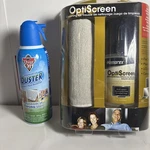Memorex Optiscreen Tv-led -lcd- Plasma&comp Cleaning Kit W/ Can Of Duster. Fixed Price $19.99.