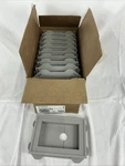 10 Pack Mid America 5"W X 6-3/4"H Grey Split Mini Vinyl Mounting Block 182. Fixed Price $69.99.