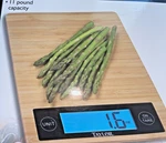 Taylor Bamboo Eco Friendly Food Scale PLATFORM-11 Lb CAPACITY-9 X 7 In Free Ship. Fixed Price $22.50.