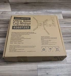 Atlantic Ultra Slim Full-motion 23"-60" Tv Mount, Black W/built-in-level Used. Fixed Price $7.99.