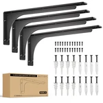 Batoda 16 Shelf Brackets With Beam (4PCS) - Black Hook. Fixed Price $62.01.