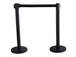 Tatco Crowd Control Stanchions - 14" 35" 9 Ft 6" Black 2/BOX 16600. Fixed Price $175.99.