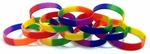 Theawristocrat Dozen Multi-pack Blank Rubber Wristbands 12 Silicone Bracelets. Fixed Price $7.77.