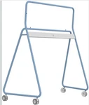 Vibe 55'' Interactive Whiteboard Portable Stand Four Lockable Wheels Color Blue. Fixed Price $389.00.