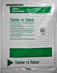 Office Essentials Table 'n Tabs A-z Dividers TT213AZC #98D. Fixed Price $8.49.