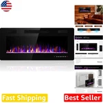 Recessed Wall Mount Electric Fireplace Heater - 42" Linear, 1500W, 400 Sq Ft,.... Fixed Price $277.99.