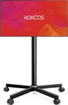 Aokcos Rolling Tv Stand Mobile On Wheels For 32-65 Inch Flat/curve.... Fixed Price $50.11.