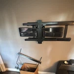 Sanus Full Motion Tv Wall Mount Bracket Black Tilt & Swivel Adjustable. Fixed Price $250.00.