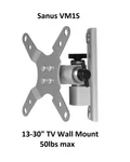 Sanus VM1S Full-motion Wall Mount For 13" 30" Flat-panel Tvs And Monitors. Fixed Price $49.99.