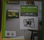 Wall Mount Sanus Vuepoint Full Motion 13"-32" Tvs FSF207. Fixed Price $25.00.