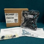 New Chief FSR4100 Small Wall Mount Tv Bracket W/hardware & Instructions. Fixed Price $5.00.