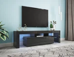Modern Black Tv Stand 20 Colors Led W Remote Control Lights. Fixed Price $273.99.