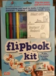 Fliptomania Flipbook Animation Kit - Rocket & Robot Nib. Fixed Price $19.00.