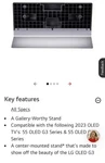 Lg SR-G3WU55 Oled Series Stand + Back Cover, Compatible With 55-INCH. Fixed Price $49.99.