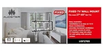 Audster Fixed Wall Mount, Fits Most 27" - 65" Flat Tvs Black. Fixed Price $32.63.