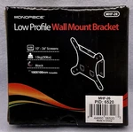 New Monoprice Tv Wall Mount Bracket Low Profile Black Fits 10 To 26 Screens. Fixed Price $15.00.