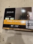 Sanus Fixed-position Premium Tv Wall Mount Black 140" 300 Lbs BXL7-B1. Fixed Price $120.00.