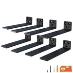Neodrop 6 Inch Floating Shelf Brackets, Heavy Duty Hidden For Wall, M.... Fixed Price $56.99.