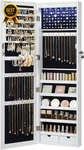 47.2 Wall/door Mounted Jewelry Cabinet Mirror Led Lighted Lockable Armo. Fixed Price $97.49.