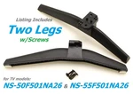 Pre-owned Insignia NS-50F501NA26 NS-55F501NA26 Stand Legs W/screws P34T4033. Fixed Price $23.95.