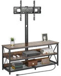 Uimoso 48" Tv Stand With Mount For Up 75" Power Outlet & Storage Cabinets. Fixed Price $114.99.