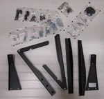 Hang Onn Tabletop Tv Stand 37"-70" Nib For Flat & Curved Monitors. Fixed Price $24.99.
