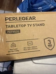 Perlegear Tabletop Stand: Model PGTVS20. Fixed Price $20.99.