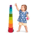 Battat Rainbow Stacking Cups Educational Toddler Toy Multicolor Playset. Fixed Price $19.86.