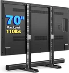 Universal Stand For 20-70 Inch Flat Curved Tvs, Height Adjustable Top. Fixed Price $46.93.