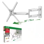 Barkan Tv Wall Mount 13" - 65" Full Motion Extension, Swivel & Tilt White. Fixed Price $45.99.