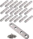Vinbee Flat Straight Brace Brackets With Screws 3 Inch Pcs, Silver. Fixed Price $21.31.