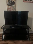 Samsung Black Flat Screen Tv With Stand Included. Fixed Price $85.00.