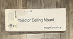New PRJCM3 Universal Projector Ceiling Mount Kit Telescoping Height Pyle (white). Fixed Price $15.00.