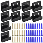 10 Pack Wall Mounted Mirror Clips Stainless Steel Brackets With Screws Mirr.... Fixed Price $15.99.