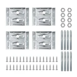 Powertec Surface Corner Brackets 4PK W/mounting 2-5/8" X 3-3/8". Fixed Price $26.05.