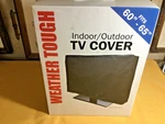 Weather Tough Indoor/outdoor Tv Cover Nib Fits 60-65". Fixed Price $18.00.